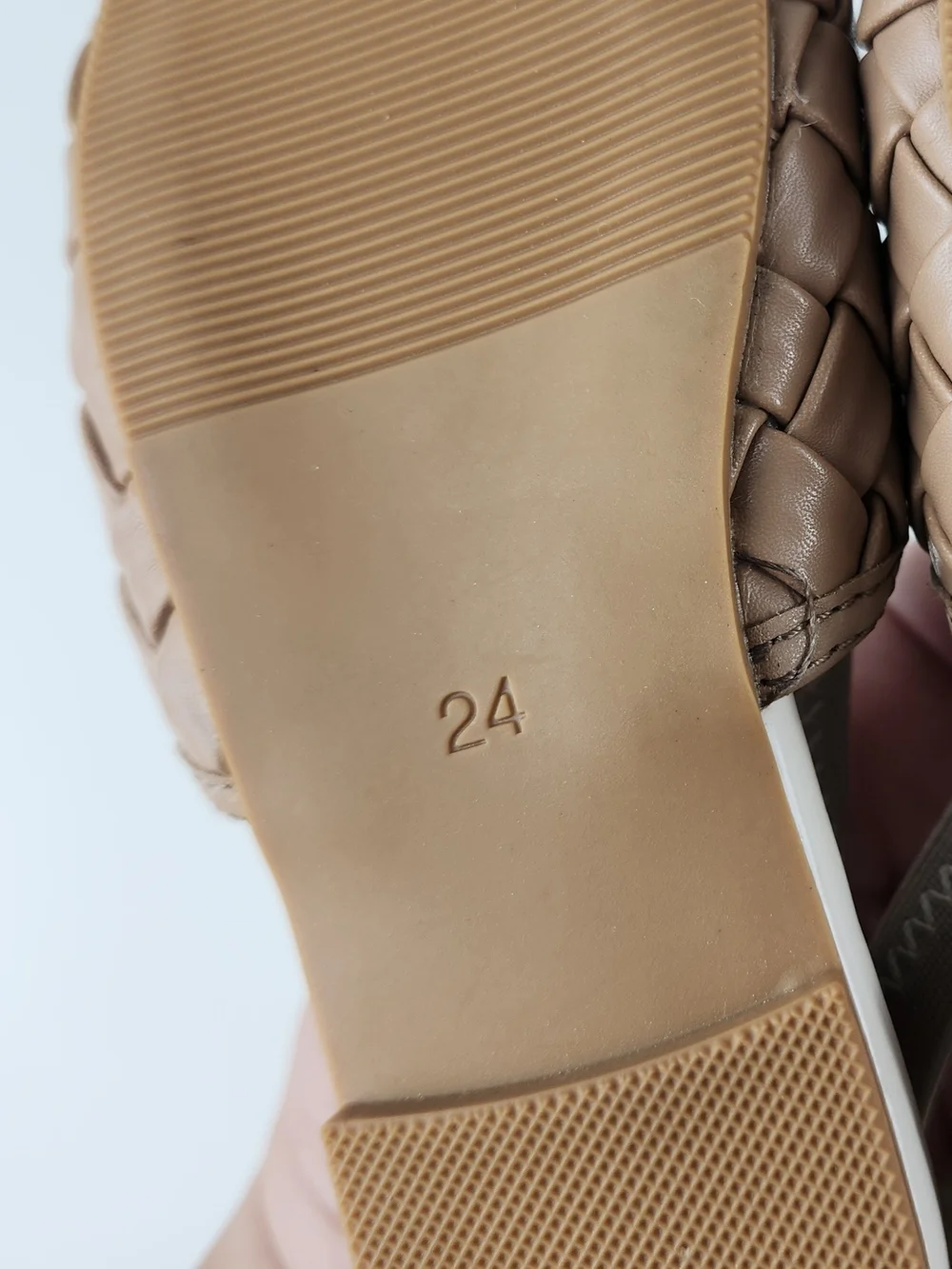 BC Girls Woven Leather Slingback